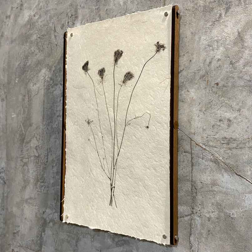 Frameless Wood and Steel Hanger