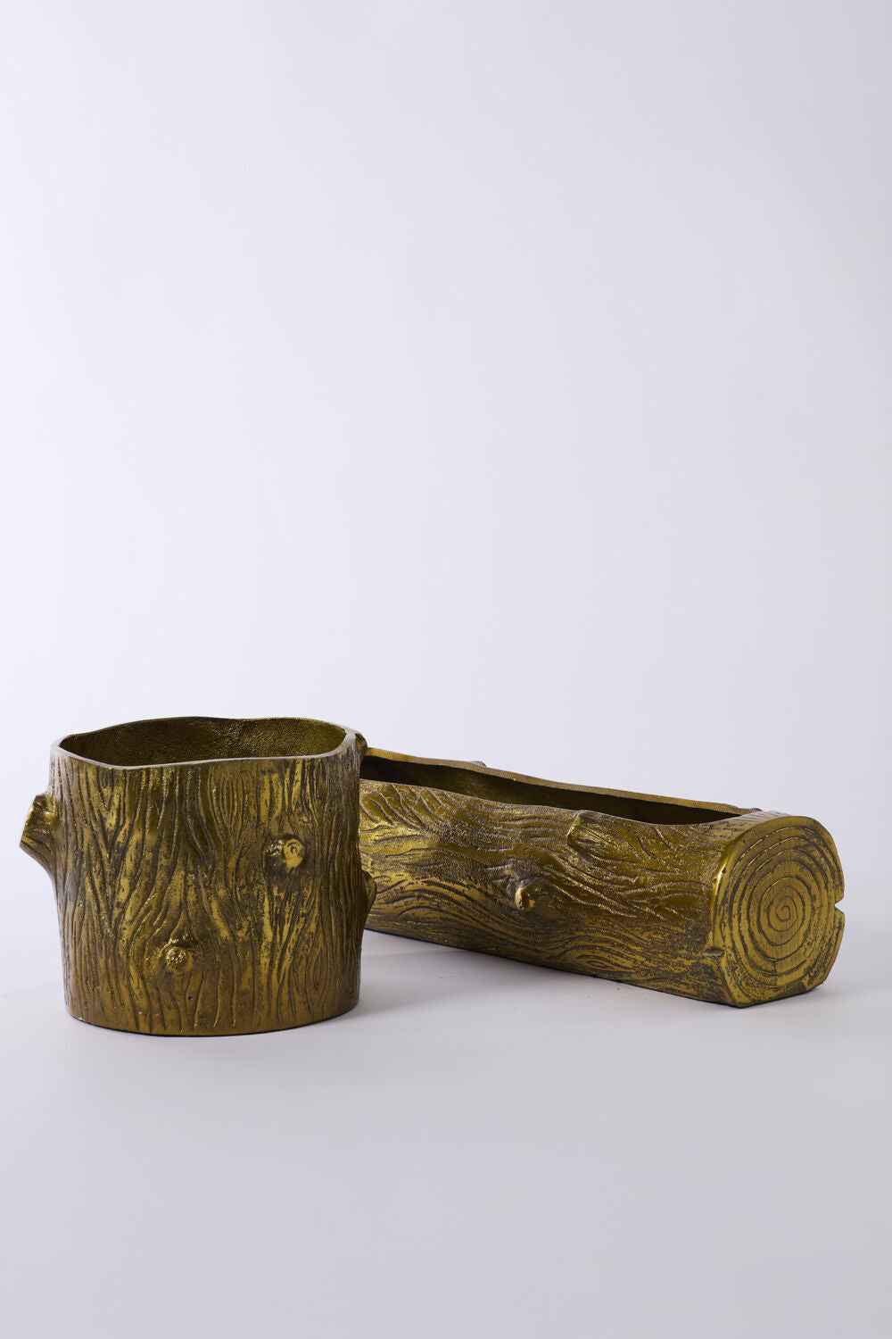 Winter Forest Planter | Antique Gold