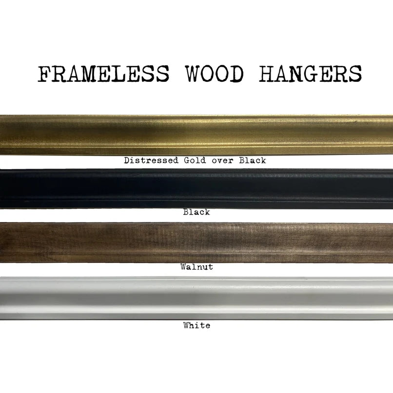 Frameless Wood Hanger - Eric & Eloise Collection