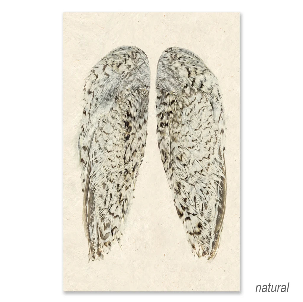 Snowflake Quail Wings Fine Art Print