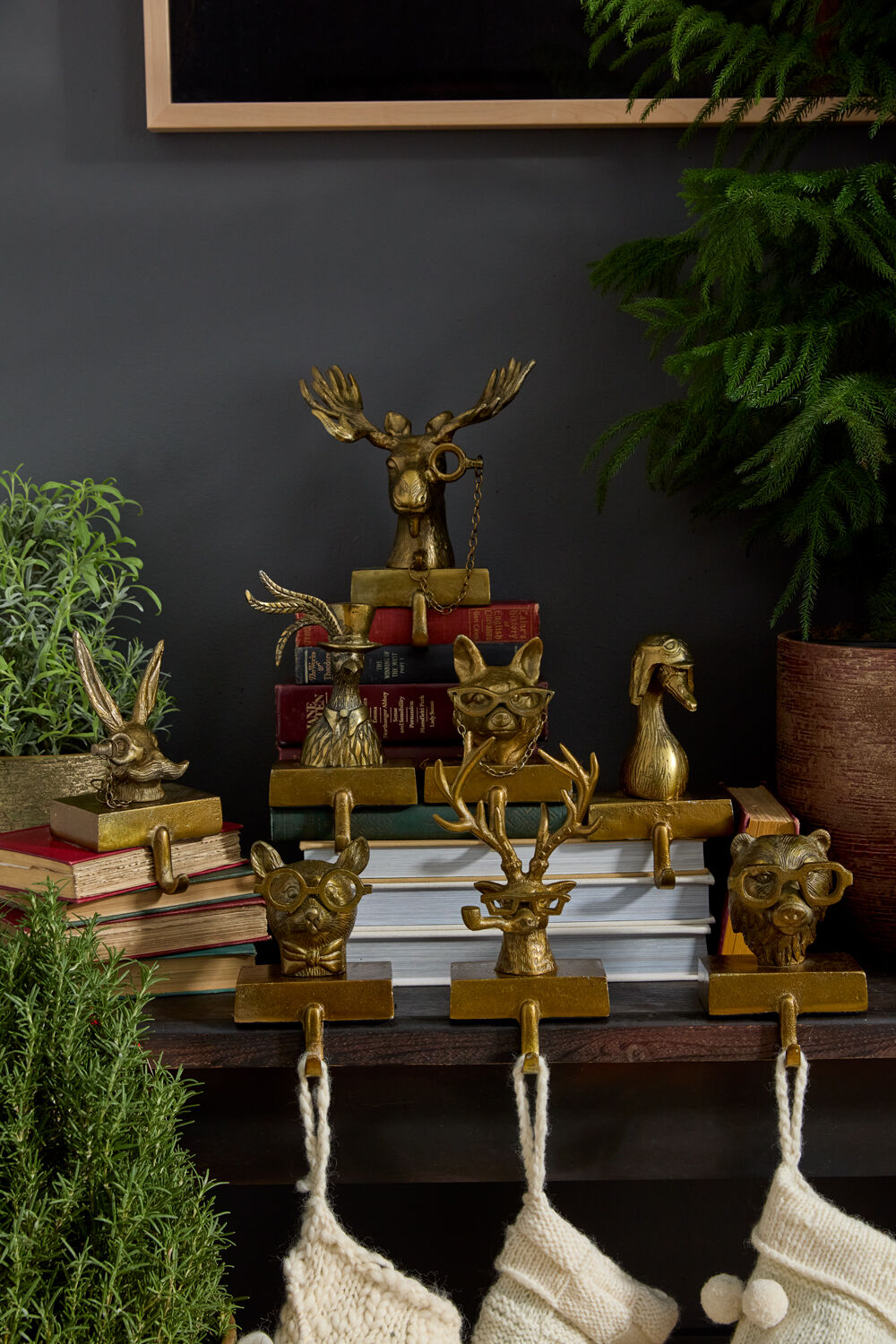 Margie the Doe Stocking Holder | Eric + Eloise Collection Cast Metal - Eric & Eloise Collection